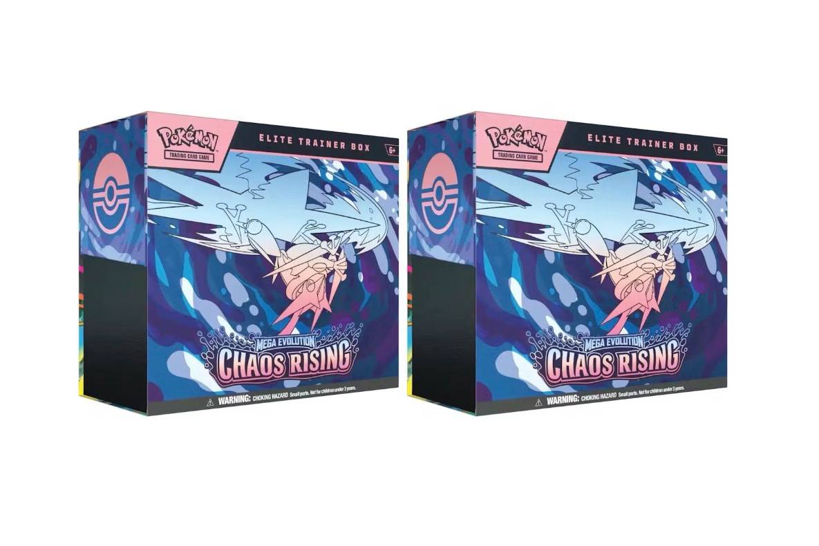 2026 Pokémon Mega Evolution Chaos Rising Elite Trainer Box 2x Lot