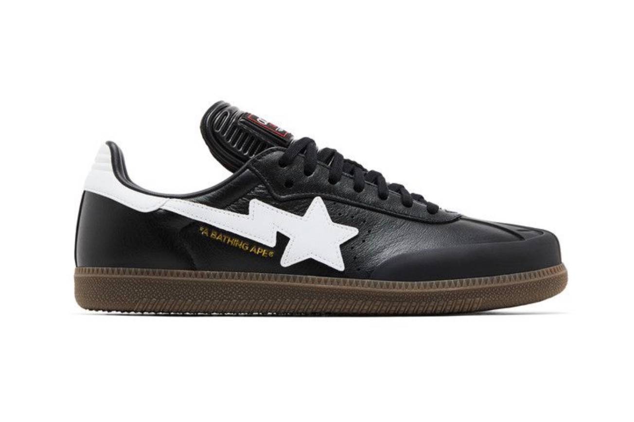 adidas Samba Bape Black White Gum