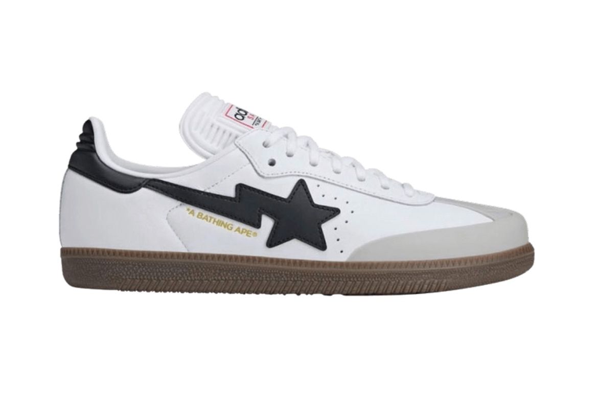adidas Samba Bape White Black Gum